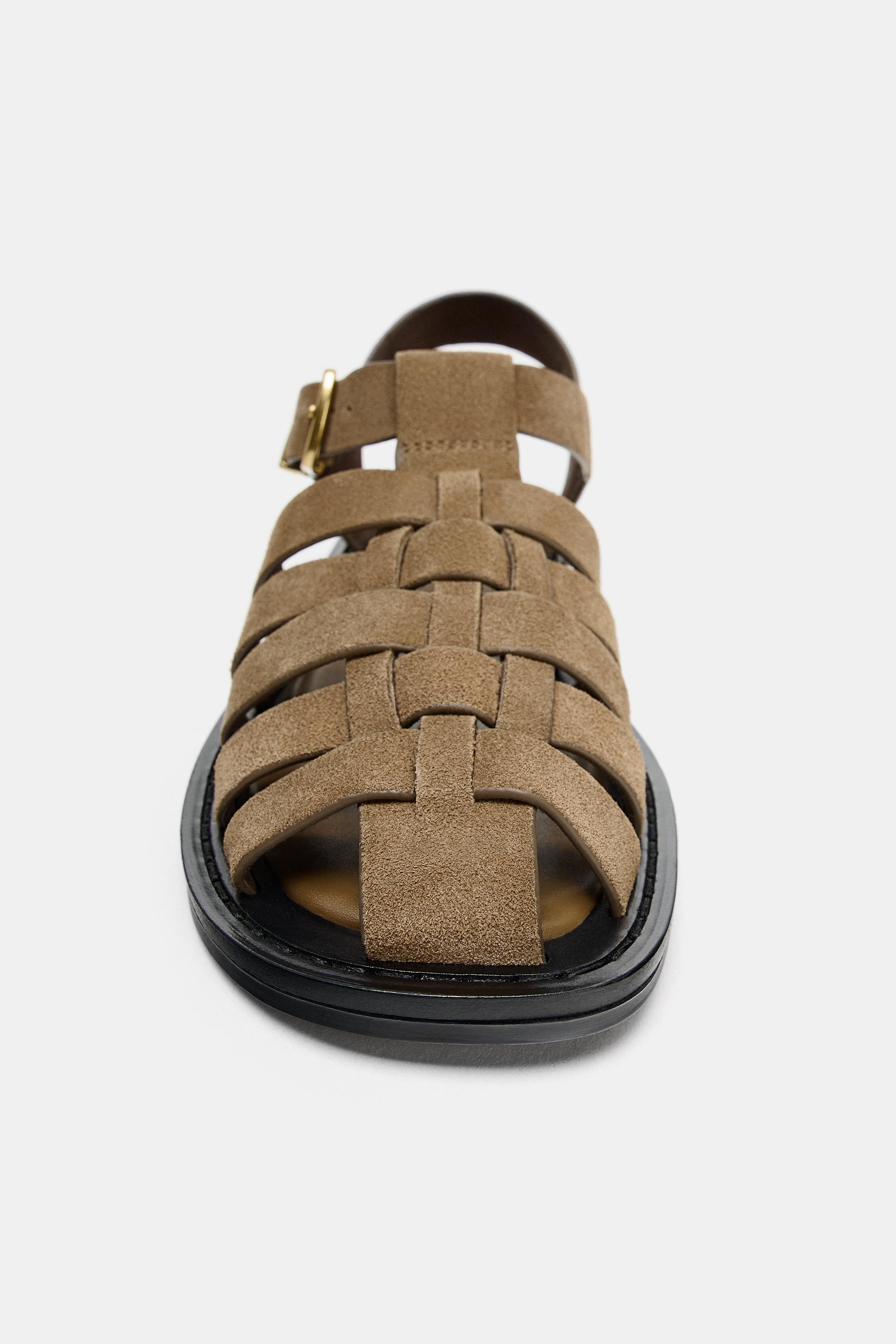SPLIT LEATHER FISHERMAN SHOES
